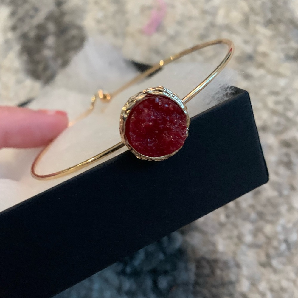 Druzy bracelet